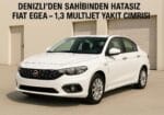 Denizli’de Sahibinden Tertemiz Fiat Egea – 1.3 Multijet Yakıt Cimrisi
