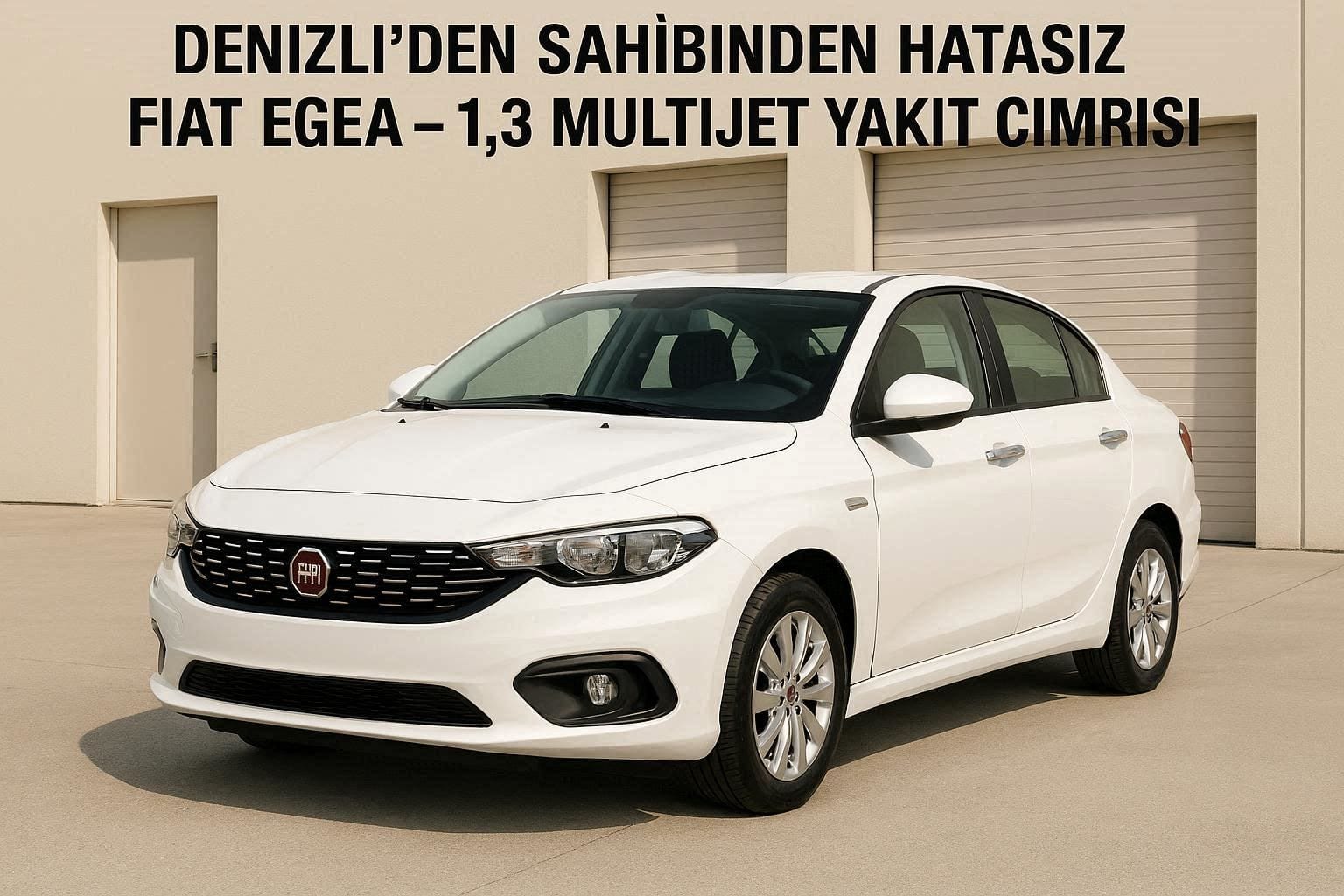 Denizli’de Sahibinden Tertemiz Fiat Egea – 1.3 Multijet Yakıt Cimrisi