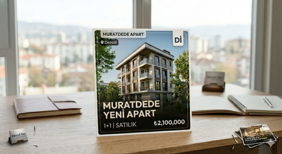 Muratdede’de Yatırımlık Satılık Sıfır 1+1 Apart – Yüksek Kira Getirili