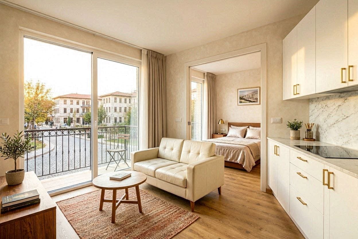 Pamukkale Asmalıevler’de Üniversiteye Yürüme Mesafesinde Sahibinden Lüks Kiralık Apart