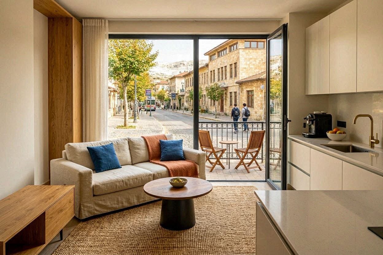 Pamukkale Asmalıevler’de Üniversiteye Yürüme Mesafesinde Sahibinden Lüks Kiralık Apart