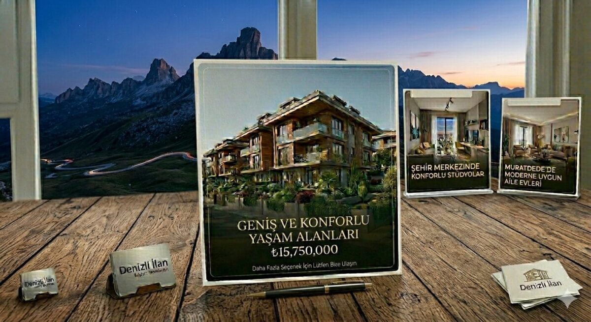 Kınıklı PAÜ Yakını Full Eşyalı Kiralık 1+1 Apart – Masrafsız Hemen Taşın